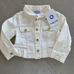 NWT Mayoral Off-White Kids Jean Jacket